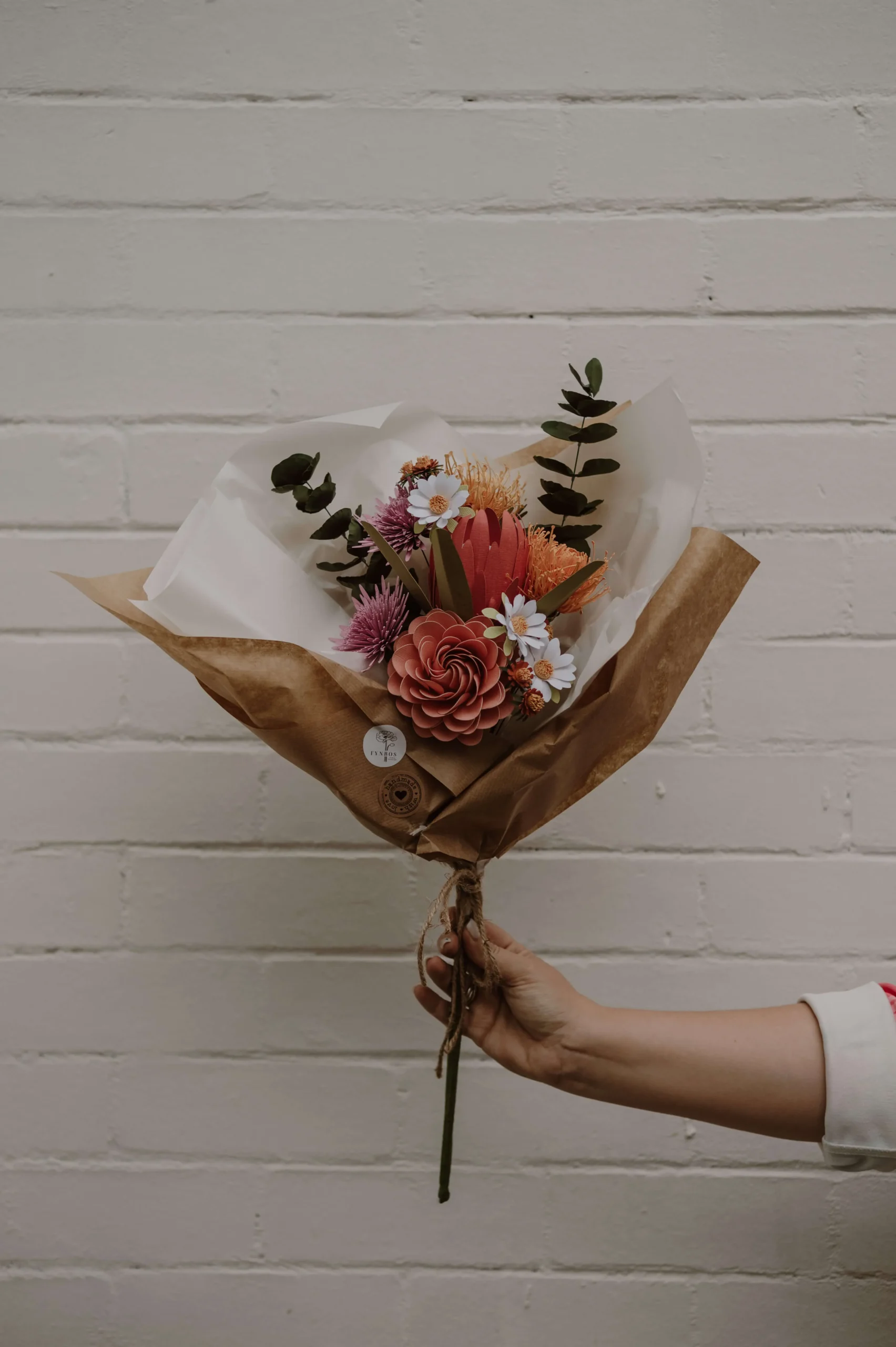 Fynbos paper flower bouquet