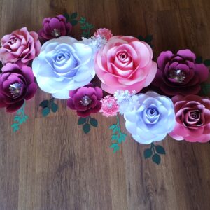 Large Paper rose set